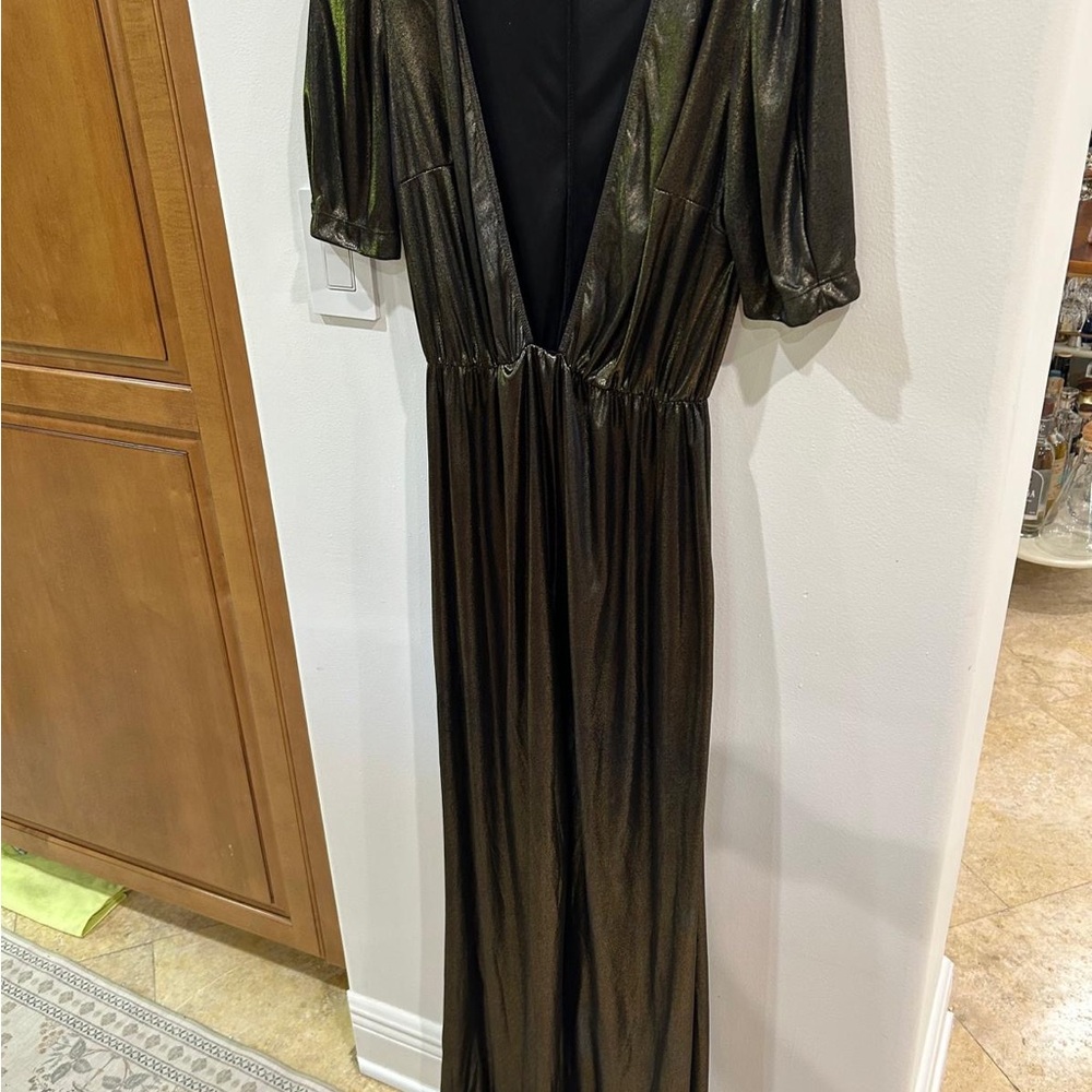 Reformation Metallic  Dress
